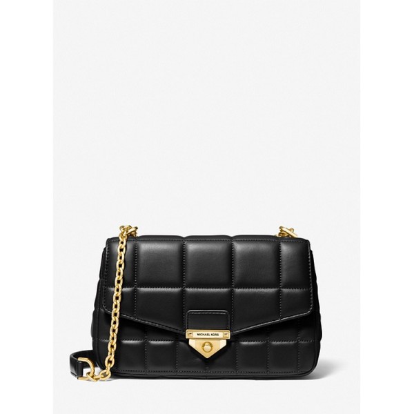 SoHo Large Quilted Leather Shoulder Bag