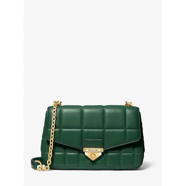 SoHo Large Quilted Leather Shoulder Bag