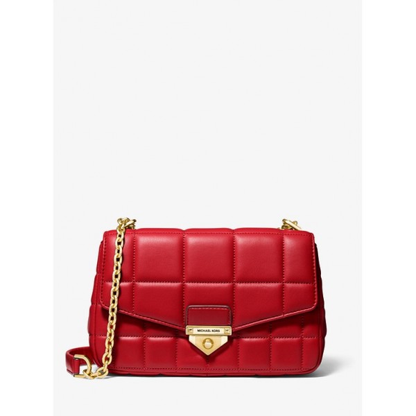 SoHo Large Quilted Leather Shoulder Bag