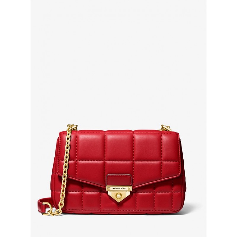 SoHo Large Quilted Leather Shoulder Bag