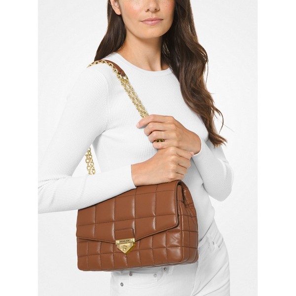 SoHo Extra-Large Quilted Leather Shoulder Bag