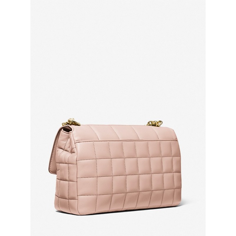 SoHo Extra-Large Quilted Leather Shoulder Bag