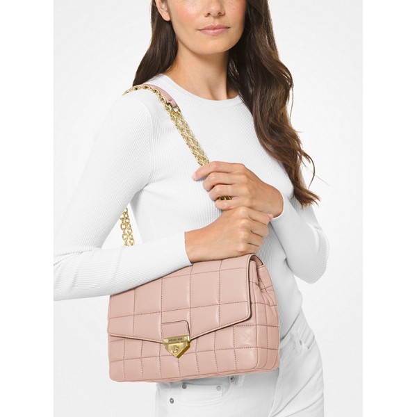 SoHo Extra-Large Quilted Leather Shoulder Bag