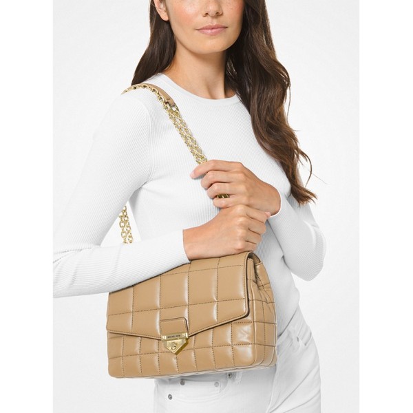 SoHo Extra-Large Quilted Leather Shoulder Bag