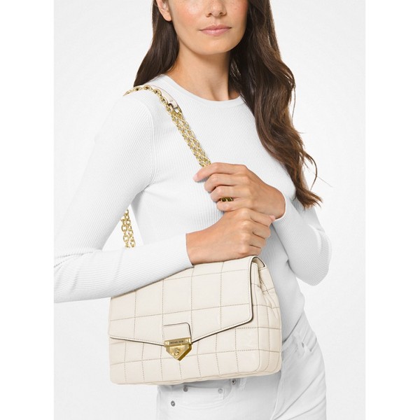 SoHo Extra-Large Quilted Leather Shoulder Bag