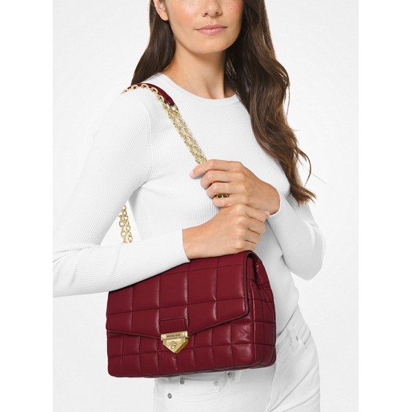 SoHo Extra-Large Quilted Leather Shoulder Bag