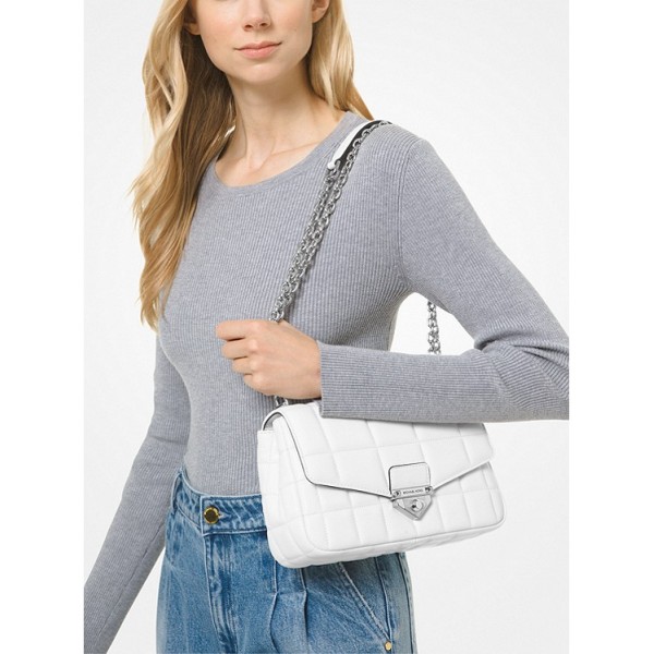 SoHo Large Quilted Leather Shoulder Bag