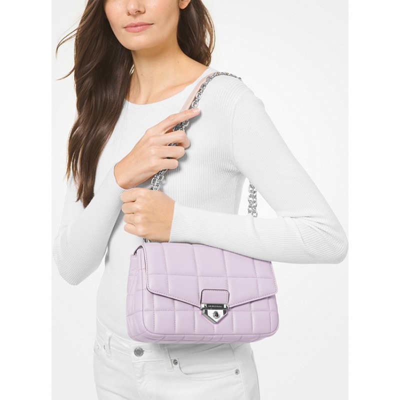 SoHo Large Quilted Leather Shoulder Bag