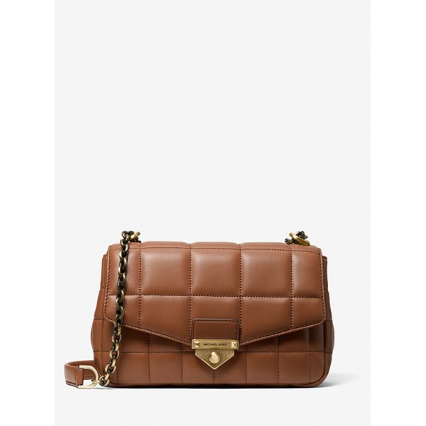 SoHo Large Quilted Leather Shoulder Bag