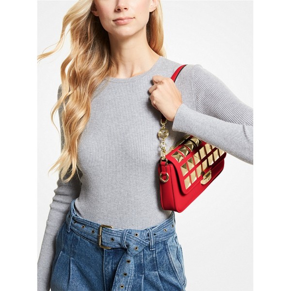 Bradshaw Small Studded Leather Shoulder Bag