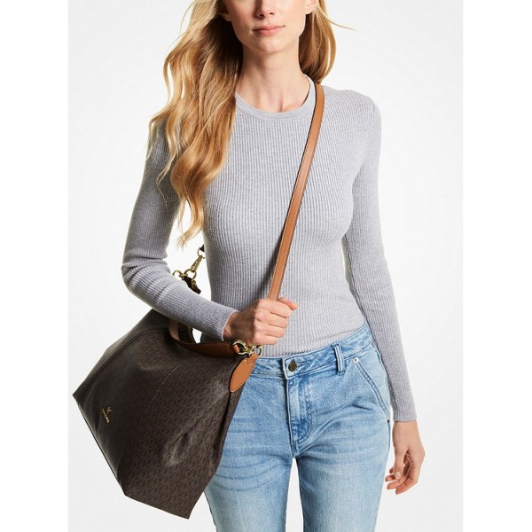 Sienna Large Logo Shoulder Bag