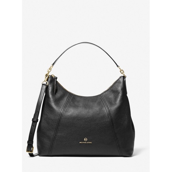 Sienna Large Pebbled Leather Shoulder Bag