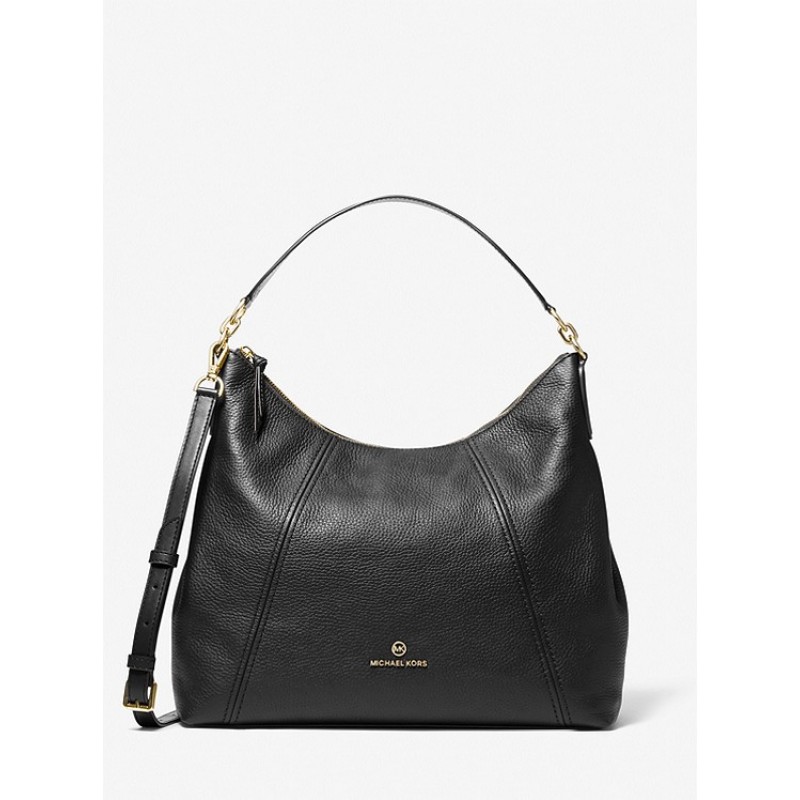 Sienna Large Pebbled Leather Shoulder Bag