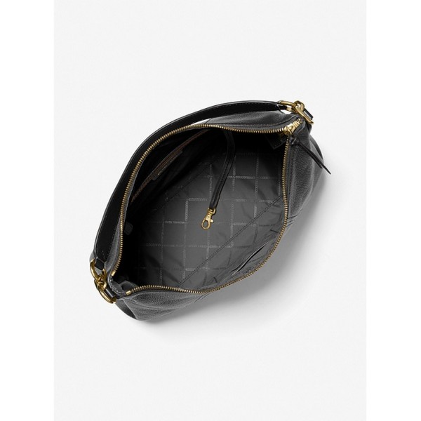 Sienna Large Pebbled Leather Shoulder Bag