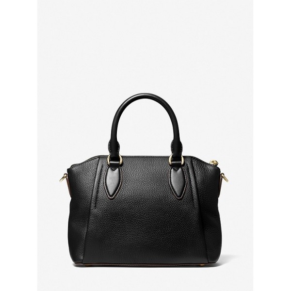 Sienna Medium Pebbled Leather Satchel