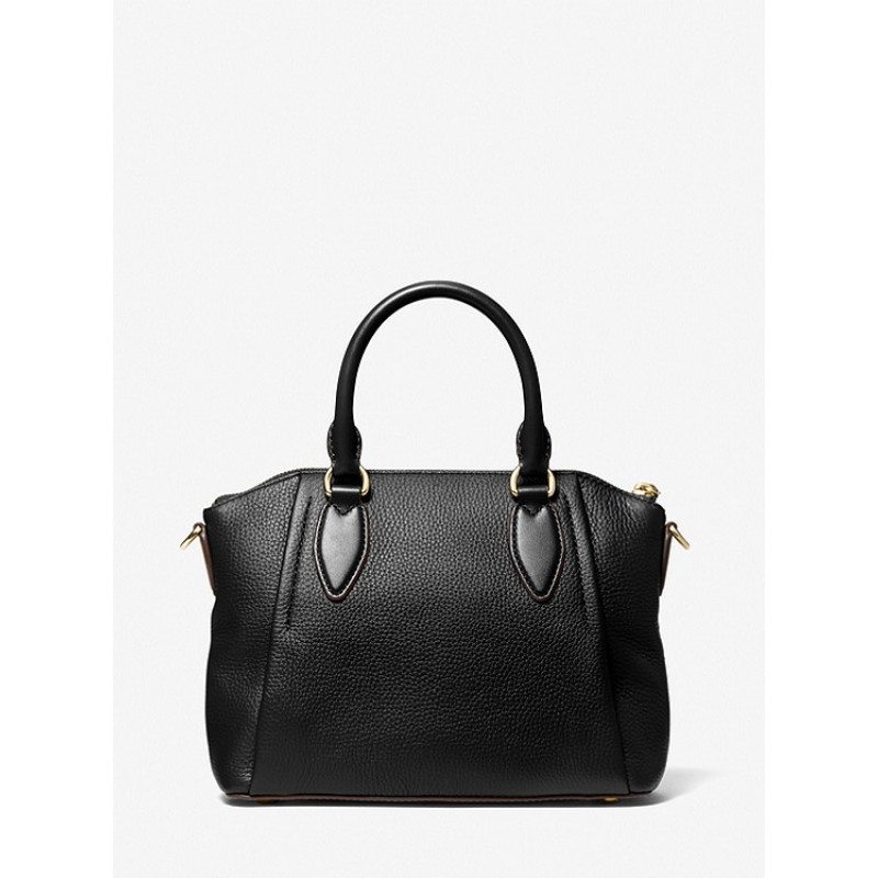 Sienna Medium Pebbled Leather Satchel