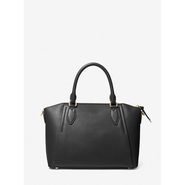 Sienna Medium Pebbled Leather Satchel