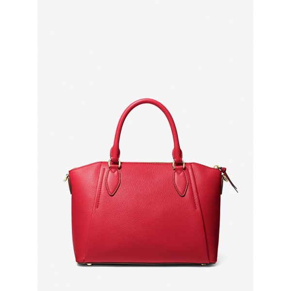 Sienna Medium Pebbled Leather Satchel