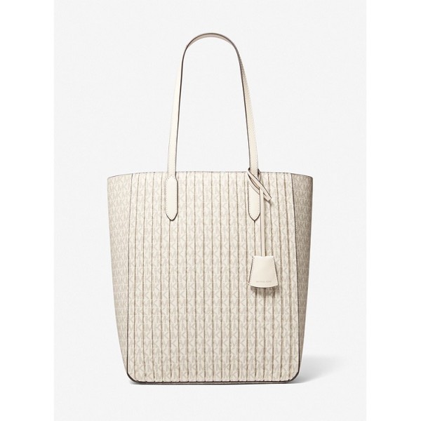 Sinclair Large Pleated Logo Tote Bag