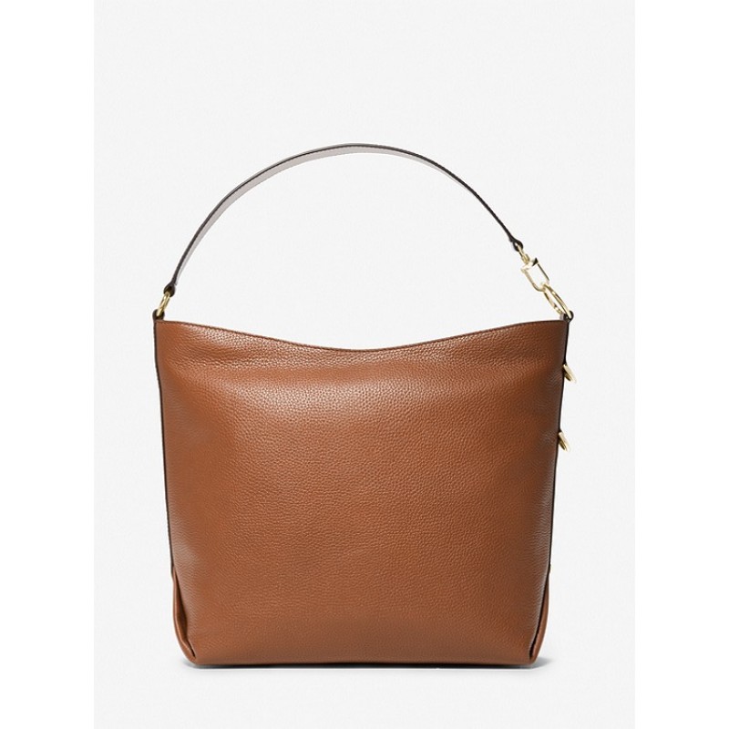 Brooklyn Large Pebbled Leather Shoulder Bag