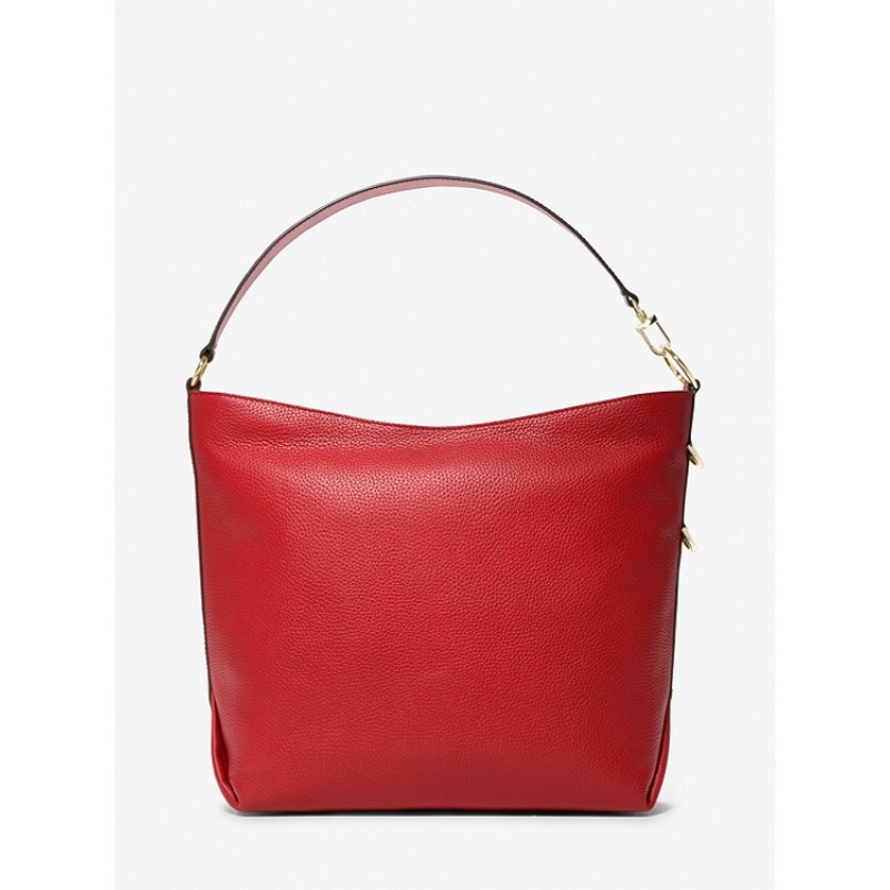 Brooklyn Large Pebbled Leather Shoulder Bag