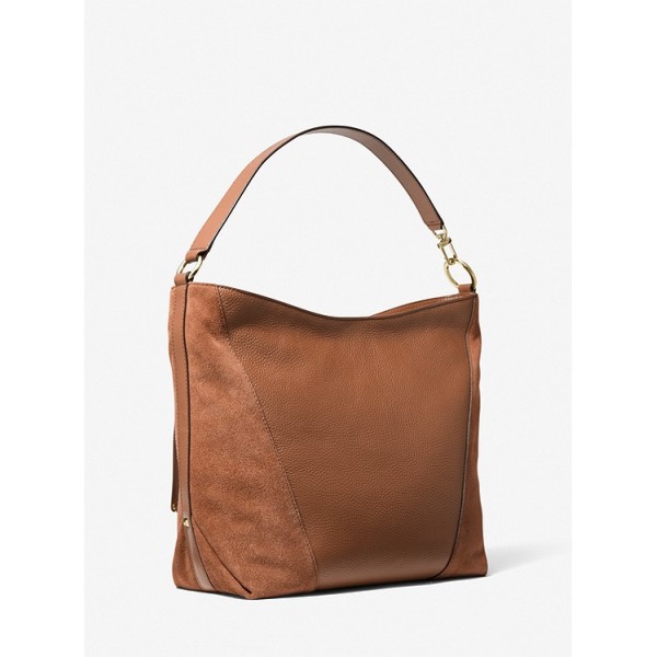 Brooklyn Large Pebbled Leather Shoulder Bag