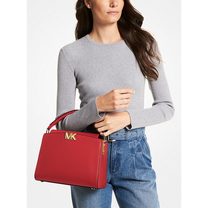 Karlie Medium Leather Satchel