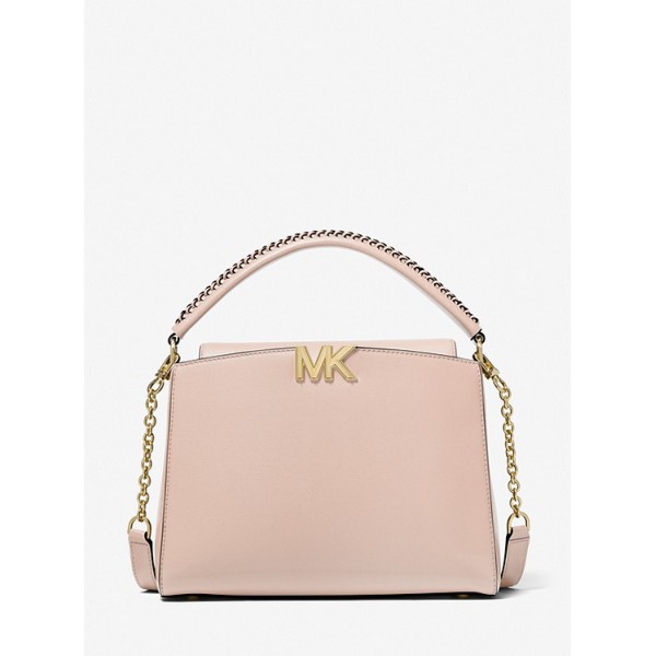 Karlie Medium Leather Satchel