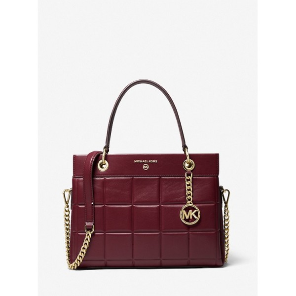 Susan Medium Quilted Leather Satchel