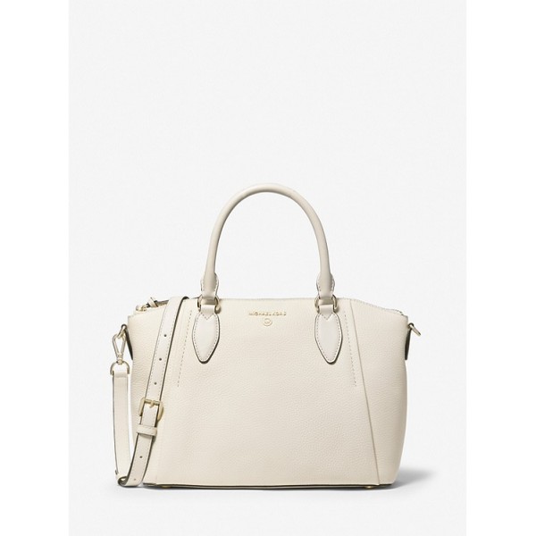 Sienna Medium Pebbled Leather Satchel