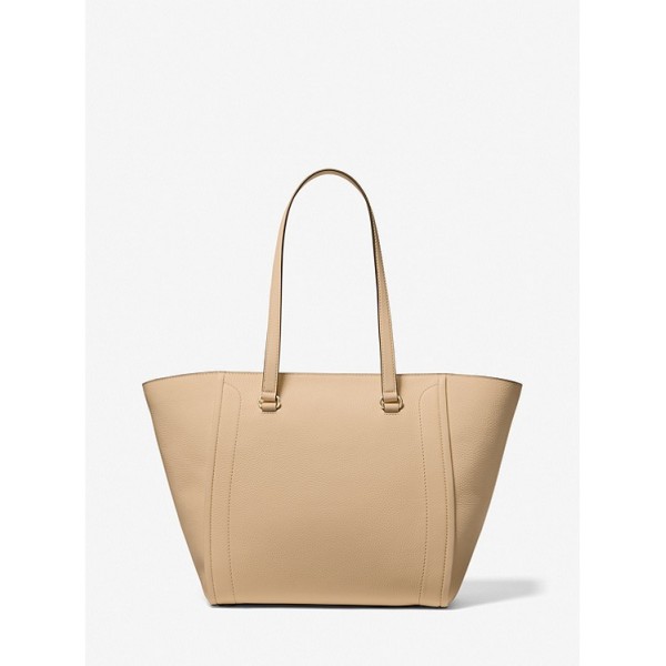 Carine Large Pebbled Leather Tote Bag