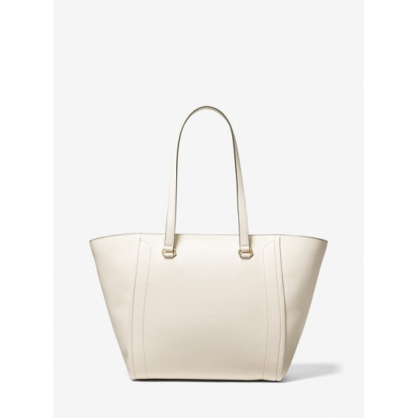 Carine Large Pebbled Leather Tote Bag