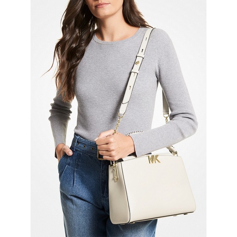 Karlie Medium Leather Satchel