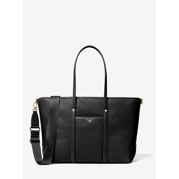 Beck Large Pebbled Leather Tote Bag