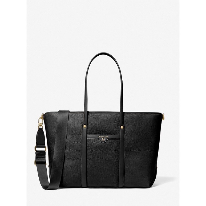 Beck Large Pebbled Leather Tote Bag