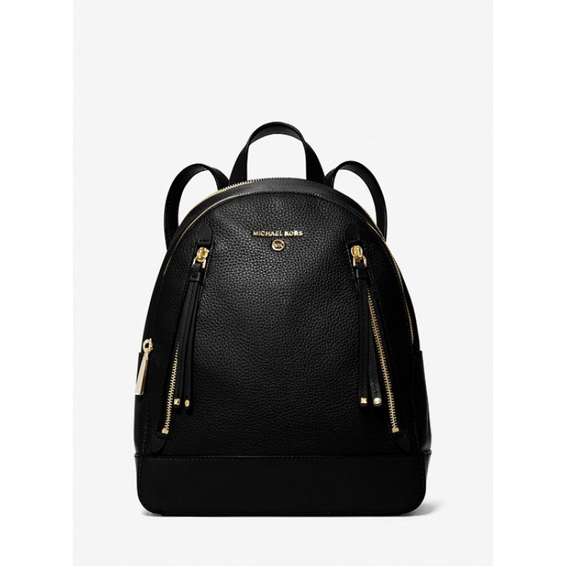 Brooklyn Medium Pebbled Leather Backpack