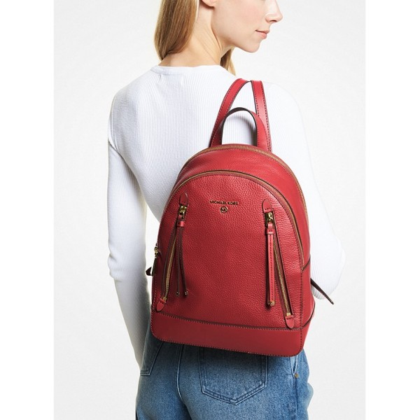 Brooklyn Medium Pebbled Leather Backpack