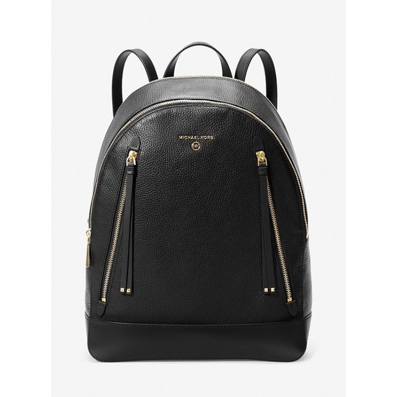 Brooklyn Large Pebbled Leather Backpack