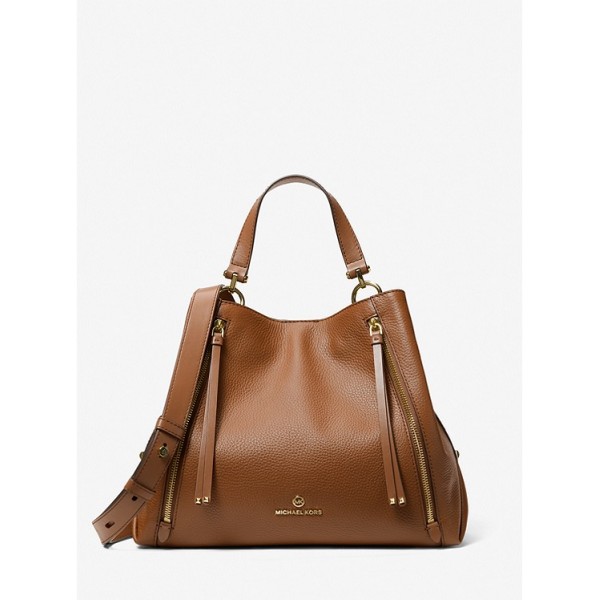 Brooklyn Large Pebbled Leather Tote Bag