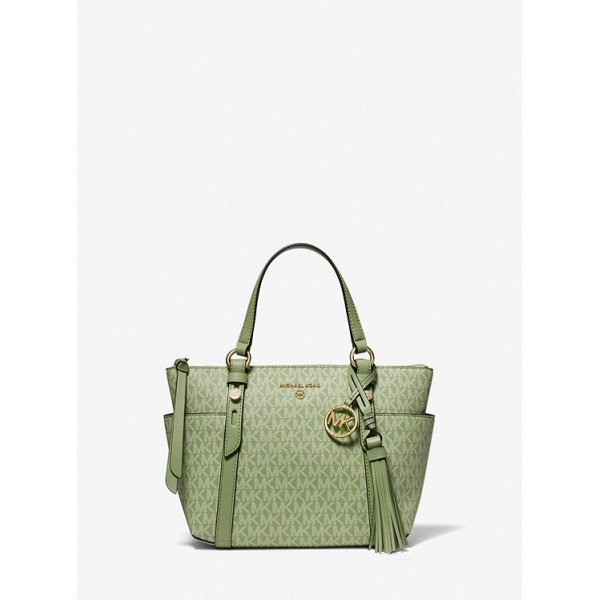 Sullivan Small Logo Top-Zip Tote Bag