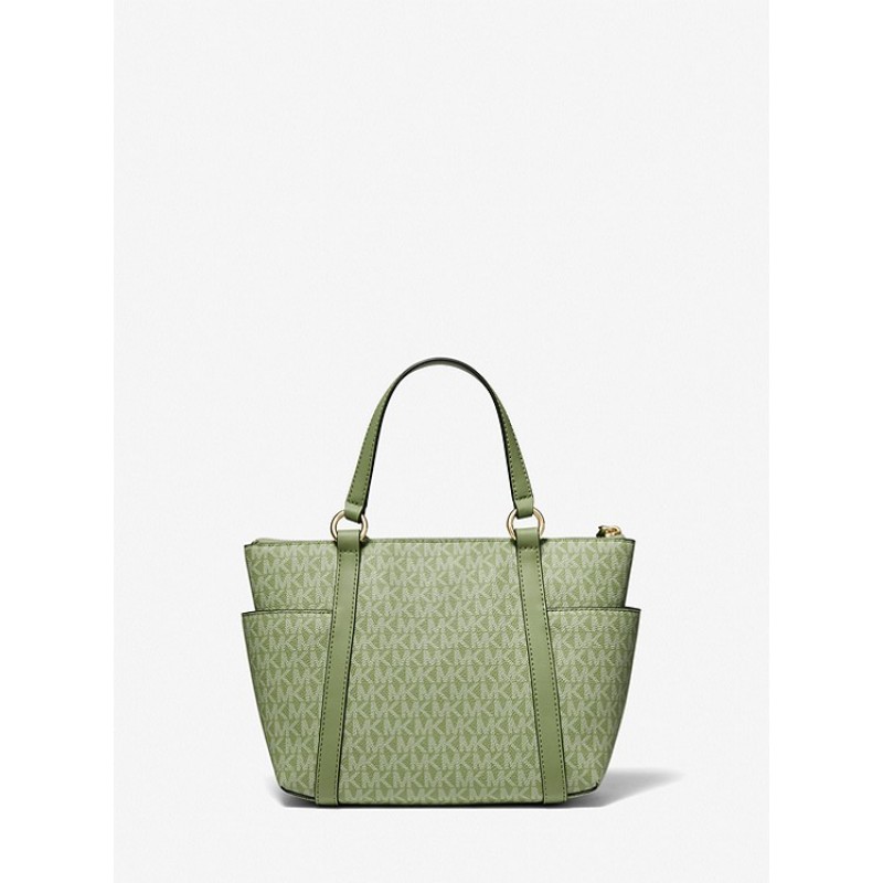 Sullivan Small Logo Top-Zip Tote Bag