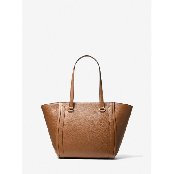 Carine Medium Pebbled Leather Tote Bag