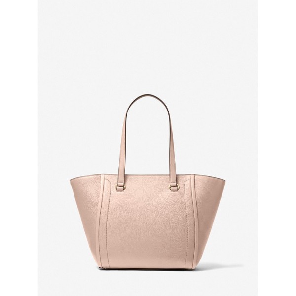 Carine Medium Pebbled Leather Tote Bag