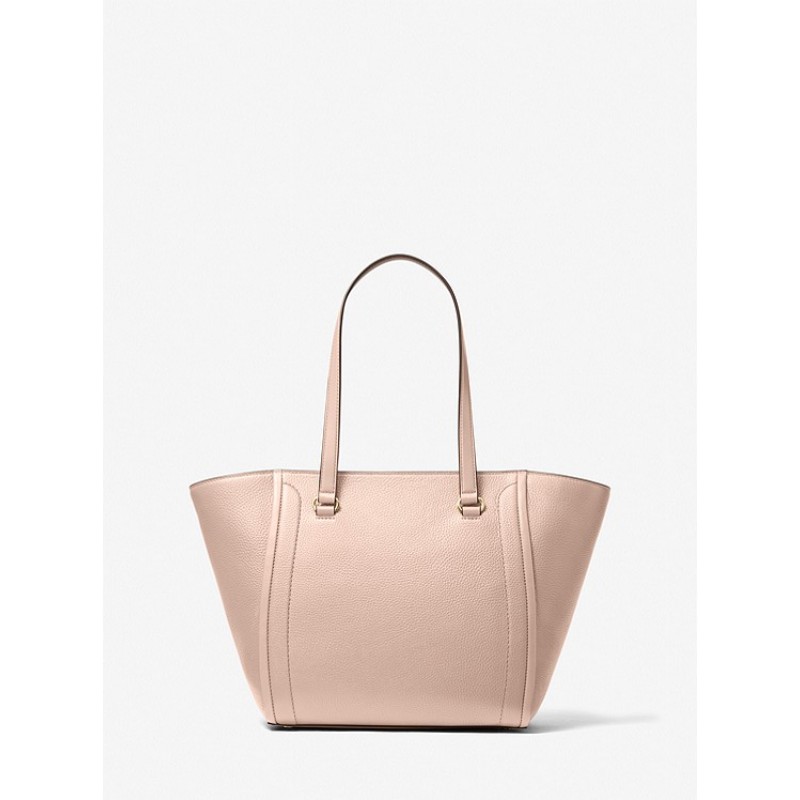 Carine Medium Pebbled Leather Tote Bag