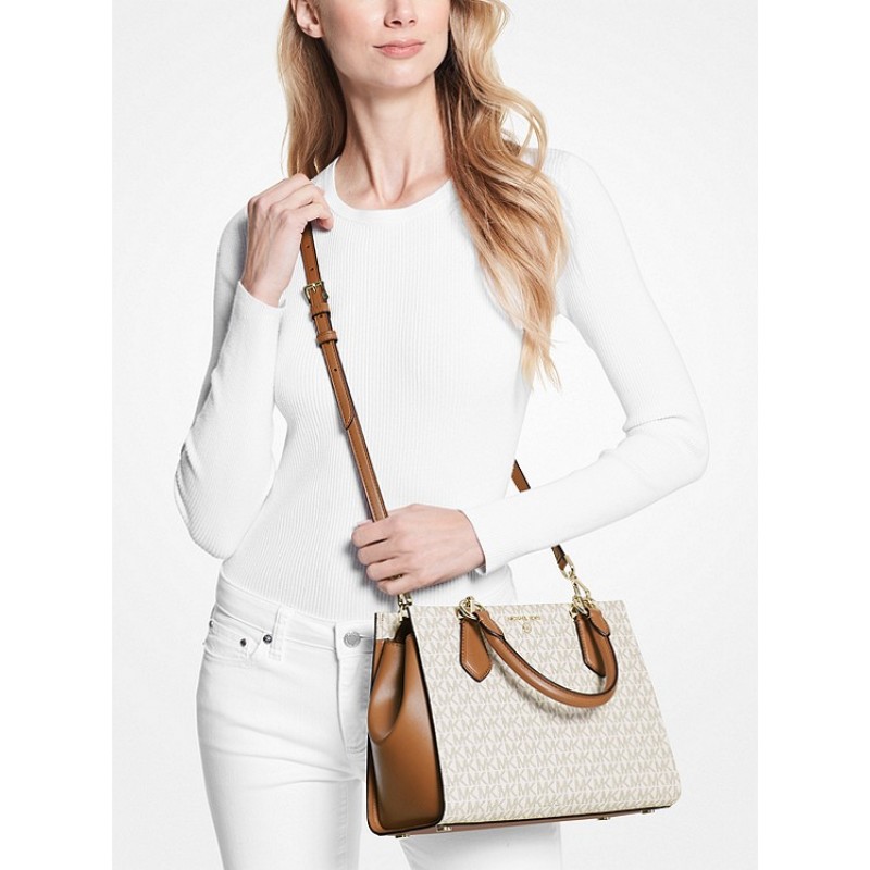 Marilyn Medium Logo Satchel