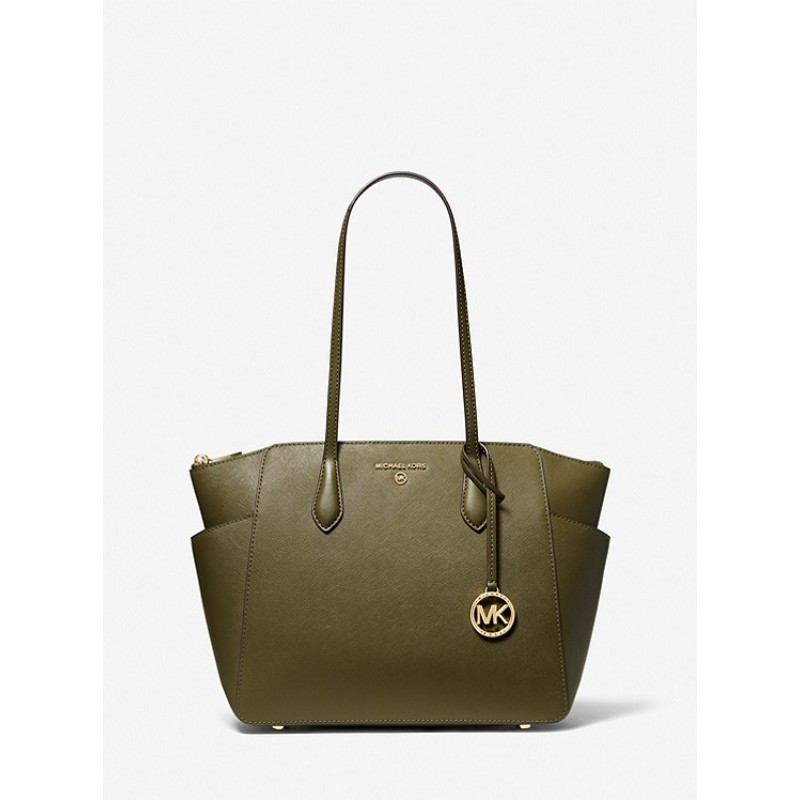 Marilyn Medium Saffiano Leather Tote Bag