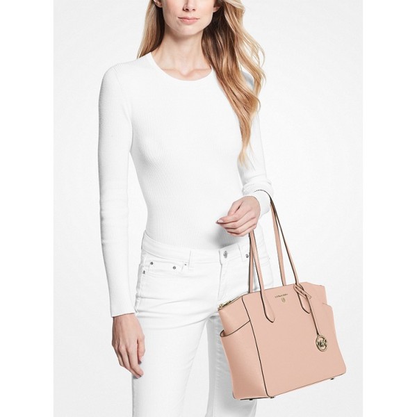 Marilyn Medium Saffiano Leather Tote Bag