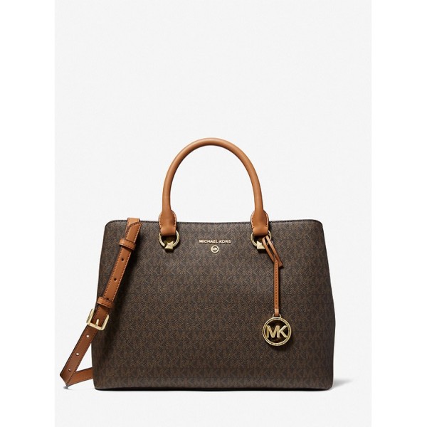 Edith Large Logo Satchel