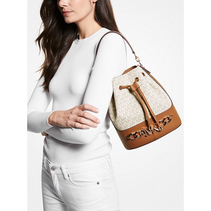 Devon Medium Logo Bucket Bag