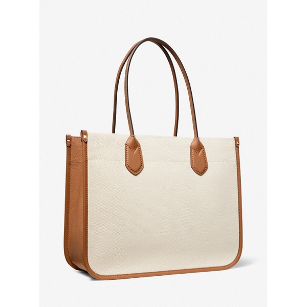 Heidi Large Stripe Canvas Tote Bag